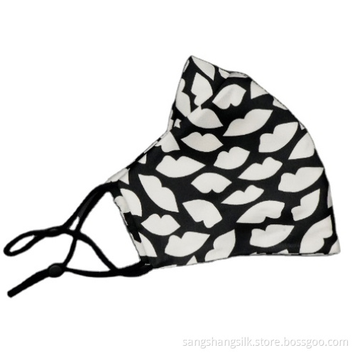 Printing Mouth Muffle Customized Silk Face Cover